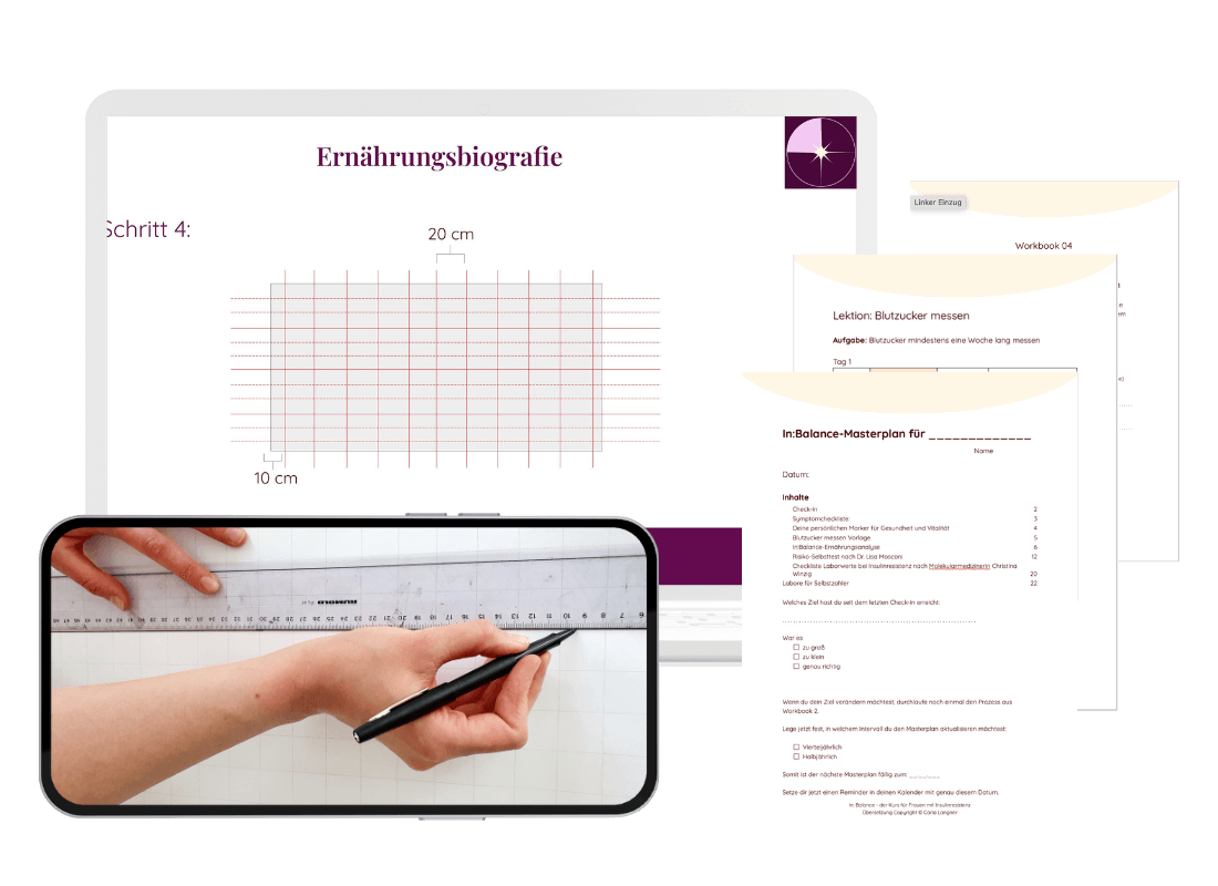 Mock up Insulinresistenz Coaching für Frauen (1100 x 800 px)